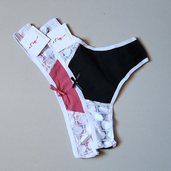 Liz Corday Other - 2 pair Liz Corday signature women's thong panties size XL
